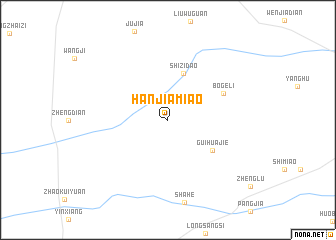 map of Hanjiamiao