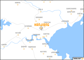 map of Hanjiang