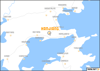 map of Hanjiang