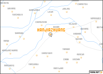 map of Hanjiazhuang