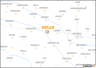 map of Hanjia