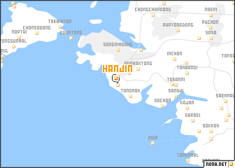 map of Hanjin