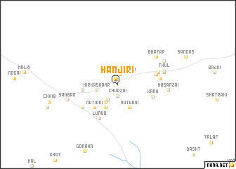 map of Hanjīri