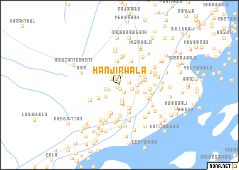 map of Hanjirwāla