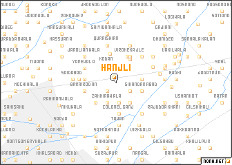 map of Hanjli