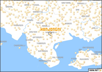 map of Hanjŏng-ni