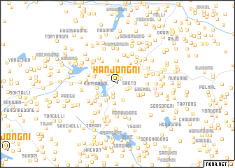 map of Hanjŏng-ni