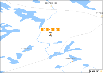 map of Hankamäki