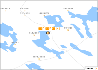 map of Hankasalmi