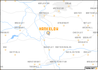 map of Hankelow