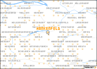 map of Hankenfeld