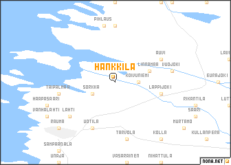 map of Hankkila