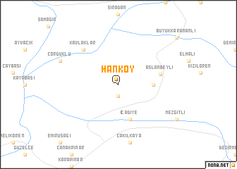 map of Hanköy