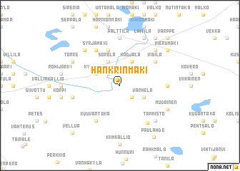 map of Hankrinmäki