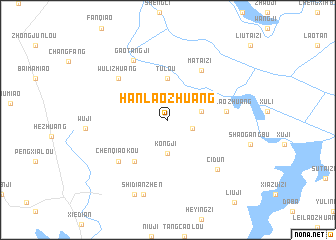 map of Hanlaozhuang