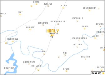 map of Hanly