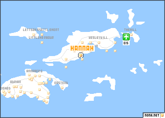 map of Hannah