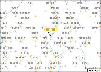 map of Hannam