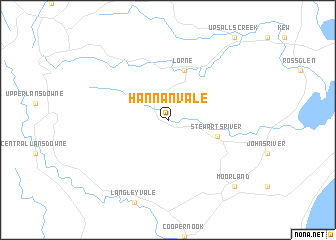 map of Hannan Vale