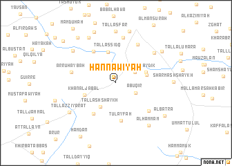 map of Ḩannāwīyah