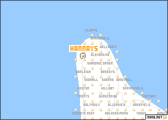 map of Hannays