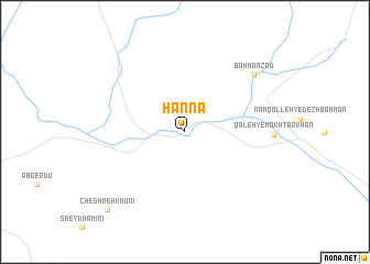 map of Ḩannā