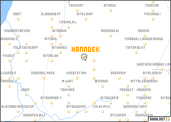 map of Hanndek