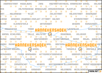 map of Hannekenshoek