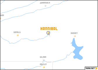 map of Hannibal