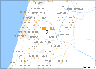 map of H̱anniʼel