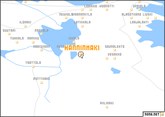 map of Hanninmäki