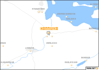 map of Hannivka