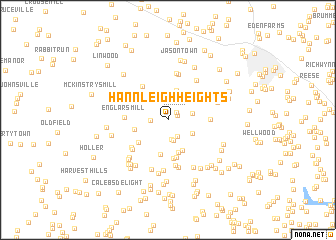 map of Hannleigh Heights