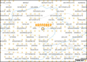 map of Hannober