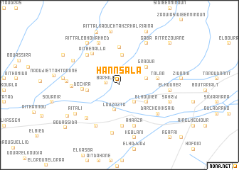 map of Hannsala