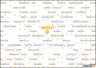 map of Hannut