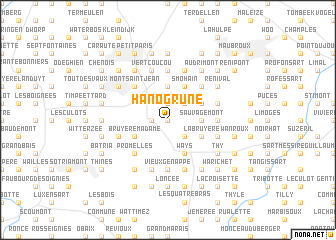 map of Hanogrune