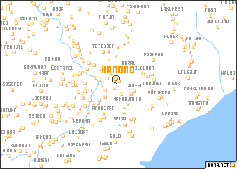 map of Hanono