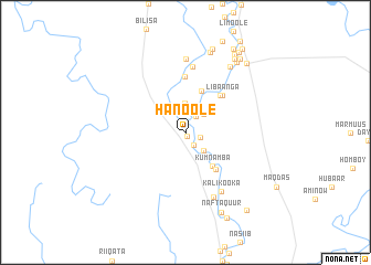 map of Hanoole