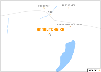 map of Hanout Cheïkh