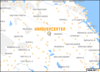 map of Hanover Center