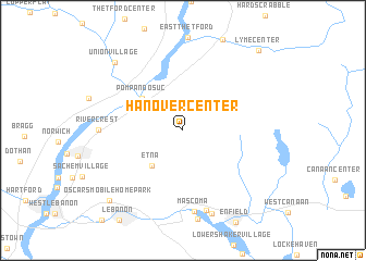 map of Hanover Center