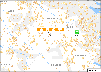 map of Hanover Hills