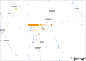 map of Hanover Junction