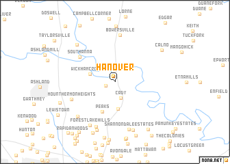 map of Hanover