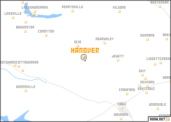 map of Hanover