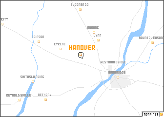 map of Hanover