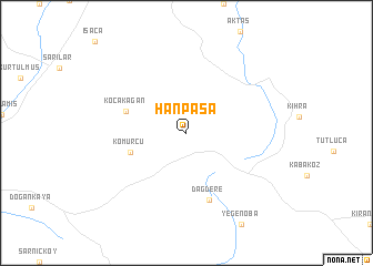 map of Hanpaşa