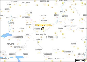 map of Hanp\