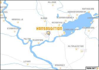 map of Hans Addition